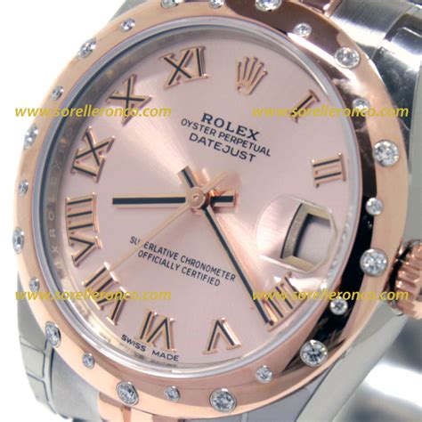 rolex oro rosa e diamanti|orologi Rolex donna.